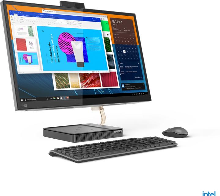 Produktbild Lenovo IdeaCentre AIO 5 (512 GB, 16 GB, Intel Core i7-11700T, GeForce RTX 3050)