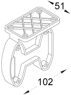 Image du produit Servetto Support d'étagère SELF SYSTEM