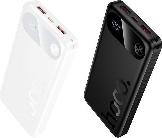 Actual product image Hoco Power bank Powerbank 10000 mAh QC PD 22,5W J154 white (10000 mAh, 22.50 W, 37 Wh)