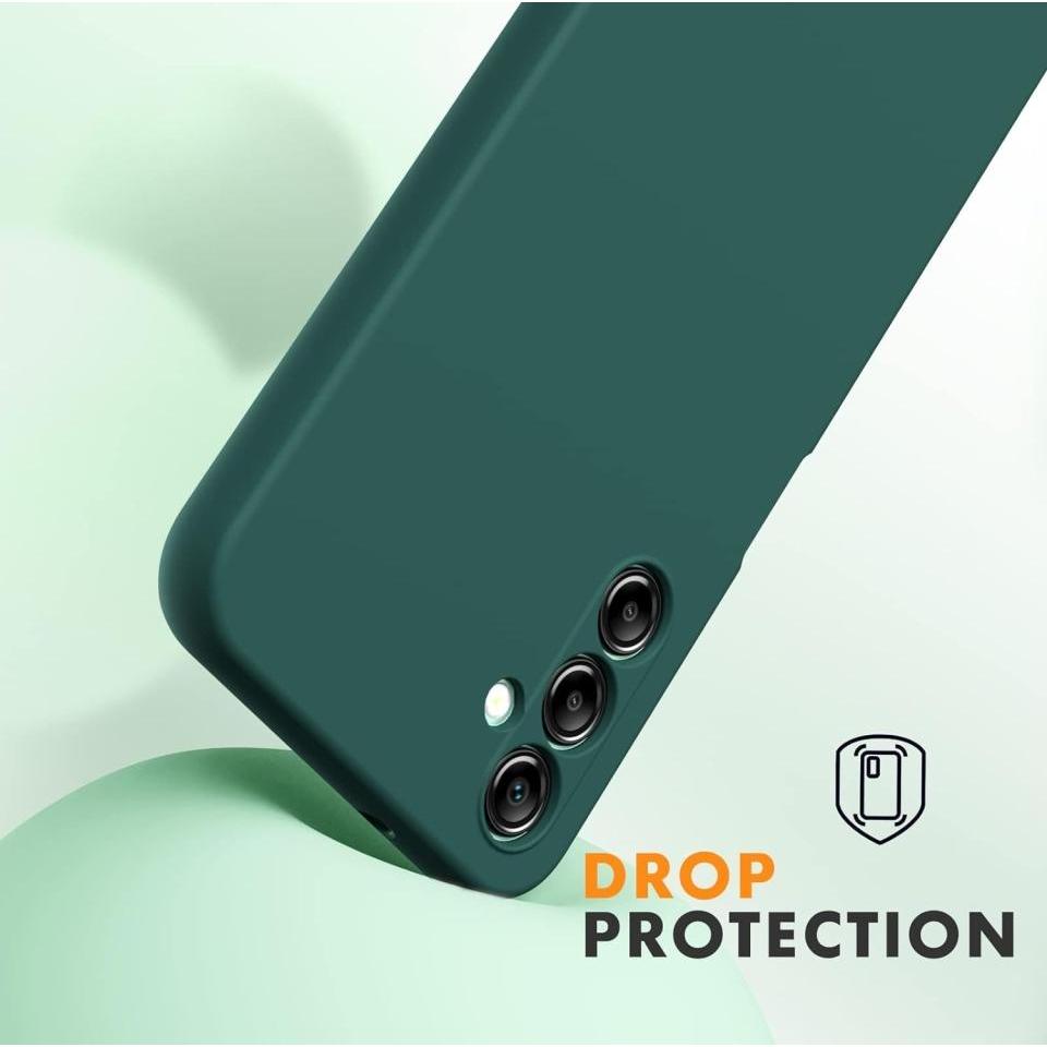 Thumbnail - Screenguard Samsung Galaxy A14 5G Liquid Silicone Case Hülle (Samsung Galaxy A14 5G), Smartphone Hülle, Grün
