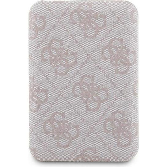 Thumbnail - Guess Powerbank indukcyjny 15W GUPB5FP4EMGP 5000mAh różowy/pink 4G Leather Metal Logo MagSafe (5000 mAh, 15 W), Powerban...