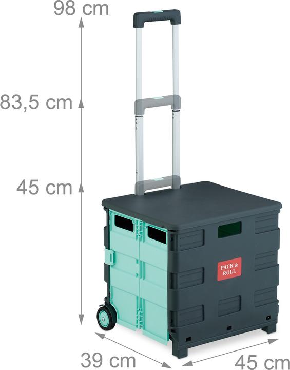 Produktbild Relaxdays Einkaufstrolley