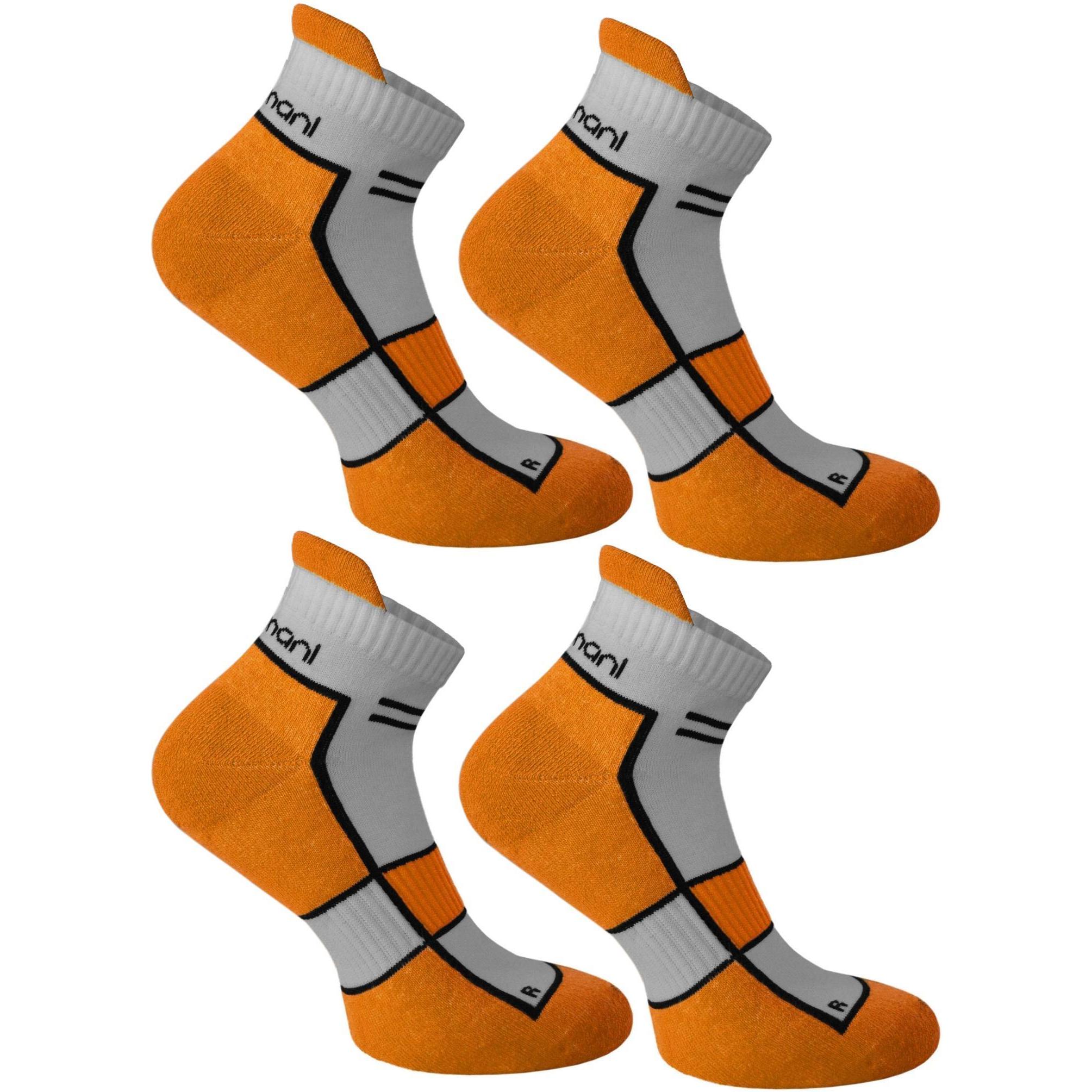 Thumbnail - Normani, Herren, Socken, 4 Paar Running Sneaker mit Fersenlasche, Mehrfarbig, (4er Pack, 47 - 50)