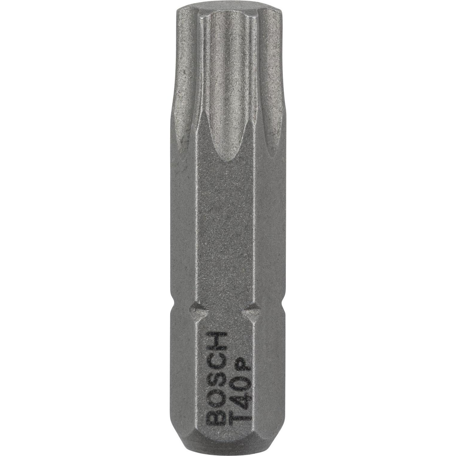 Bosch Professional Zubehör, Bits, Schrauberbit Extra-Hart T40, 25 mm, 25er-Pack (T40)