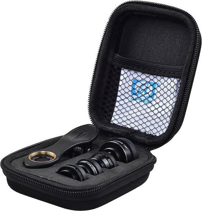 Actual product image Apexel APL-DG5H 5-in-1 Mobile Lens Kit