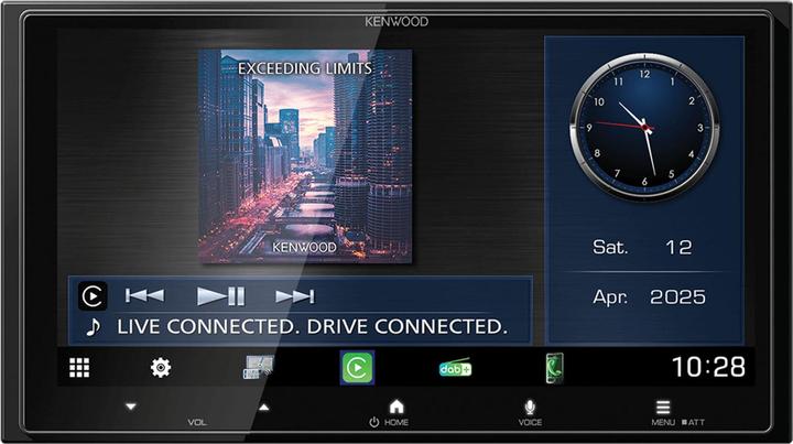 Actual product image Kenwood DMX7525DABS (Android car, Apple Carplay)