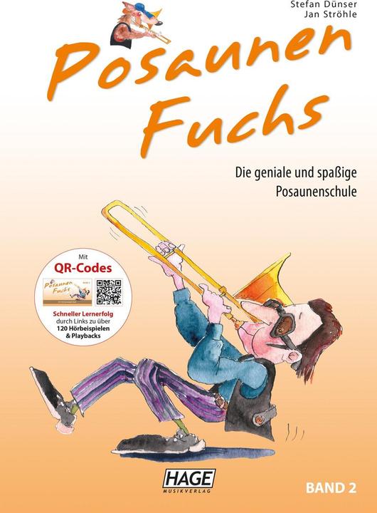 Actual product image Posaunen Fuchs Band 2 mit CD (German, English, Stefan Dünser, Jan Ströhle, 2009)