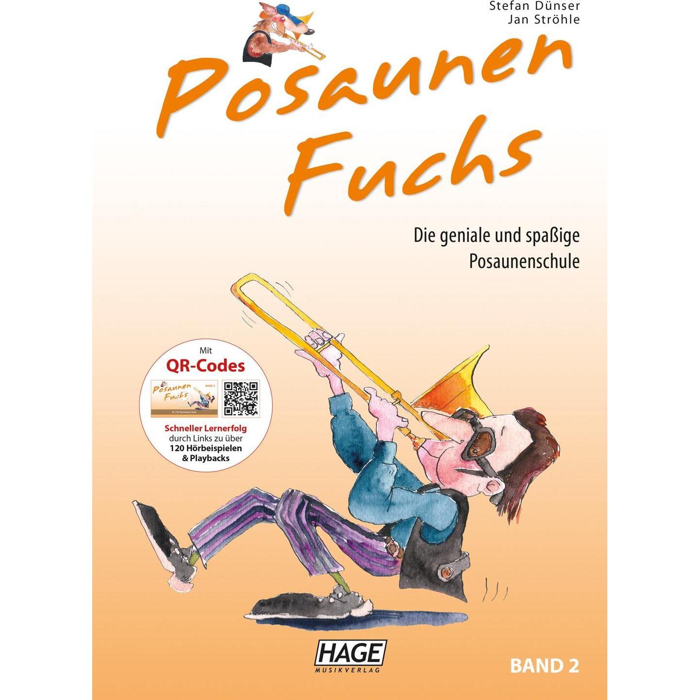 Posaunen Fuchs Band 2 mit CD, Fachbücher von Stefan Dünser, Jan Ströhle