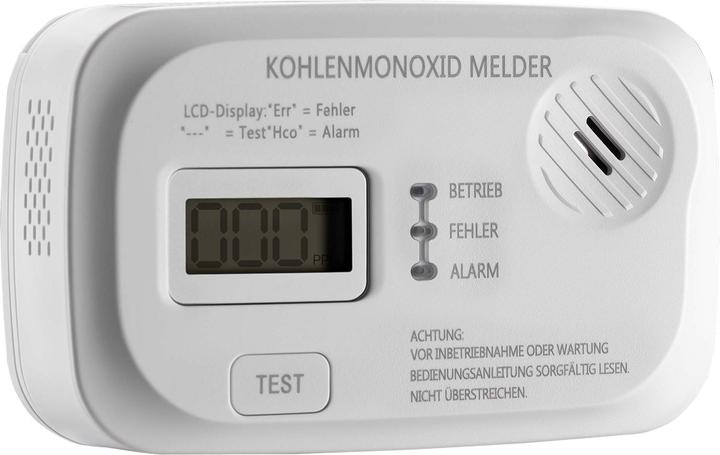 Produktbild Wiltec CO Melder Display 85 dB Kohlenmonoxid Gasmelder Gaswarnanlage Warnmelder