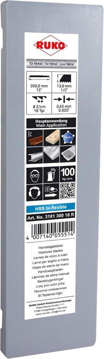 Produktbild Ruko Handsägeblatt HSS bi-flexible