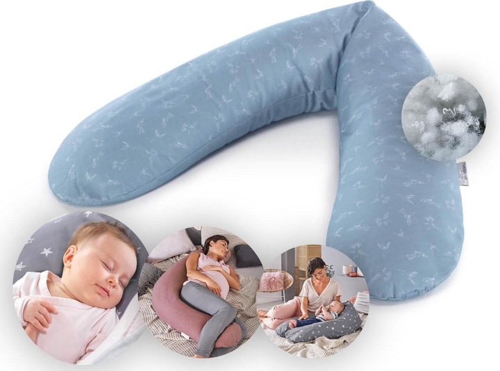 Produktbild Theraline Stillkissen "Das Original" mit Polyester Hohlfaser Füllung inkl. Bezug 190 cm (38 cm)