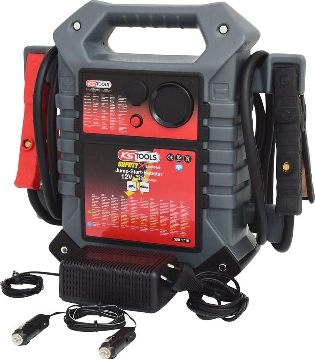 Actual product image KS Tools 12 V Batterie-Booster, mobiles Starthilfegerät 700 A (2200 A, 22000 mAh)