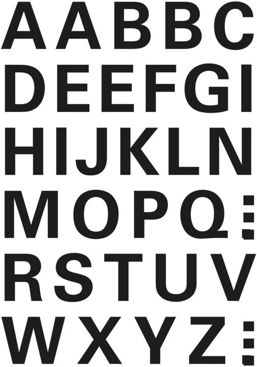 Produktbild HERMA Buchstaben Etiketten