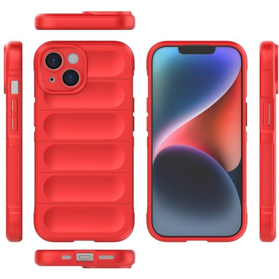 Thumbnail - Cover-Discount iPhone 15 - Rugged Protective Cover rot (Apple iPhone 15), Smartphone Hülle, Rot