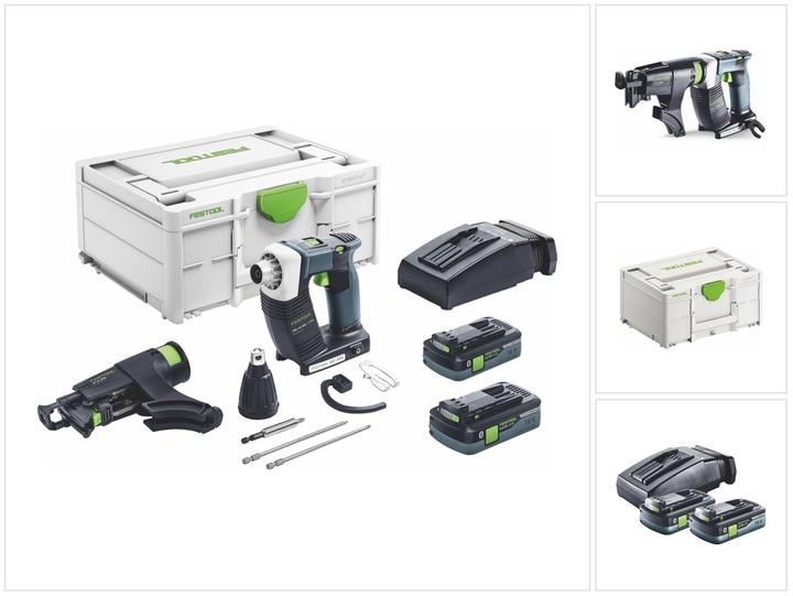 Produktbild Festool Akku-Bauschrauber DWC 18-4500 HPC 4,0 I-Plus (Trockenbauschrauber)