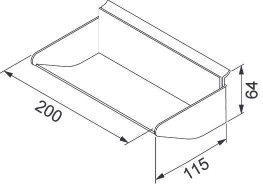 Immagine prodotto OK-Line Vassoio portaoggetti Wall System