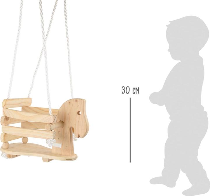 Actual product image small foot Horse swing