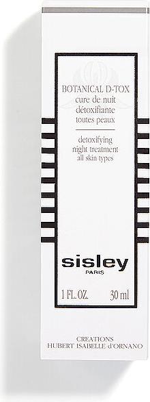 Produktbild Sisley Botanical D-Tox Nuit Gesichtskur (30 ml)