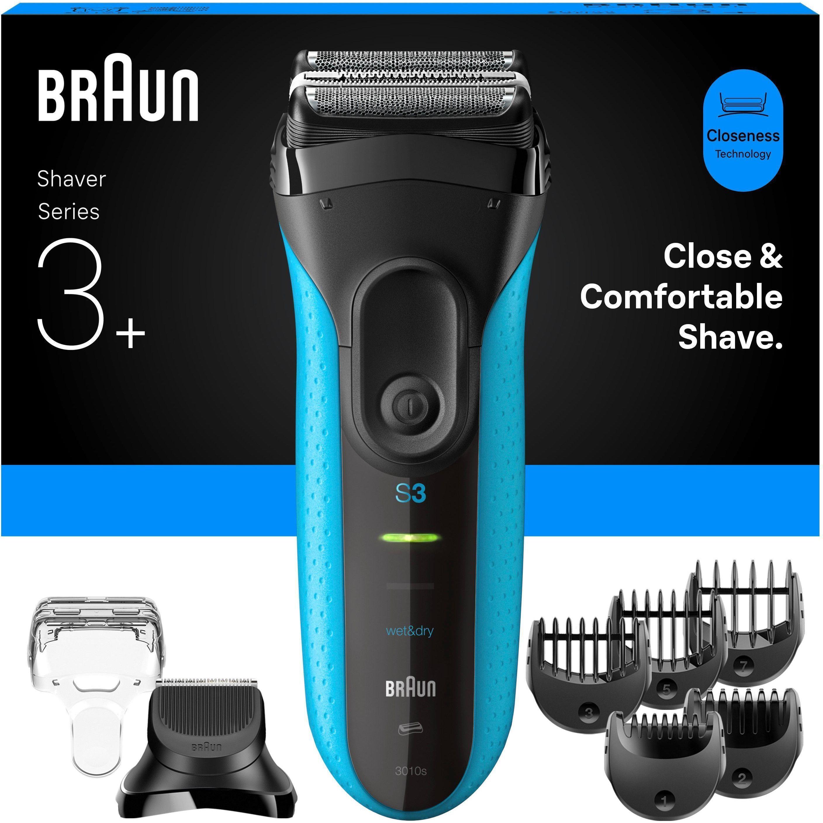 Braun Blu Rasoio Elettrico, Series 3+