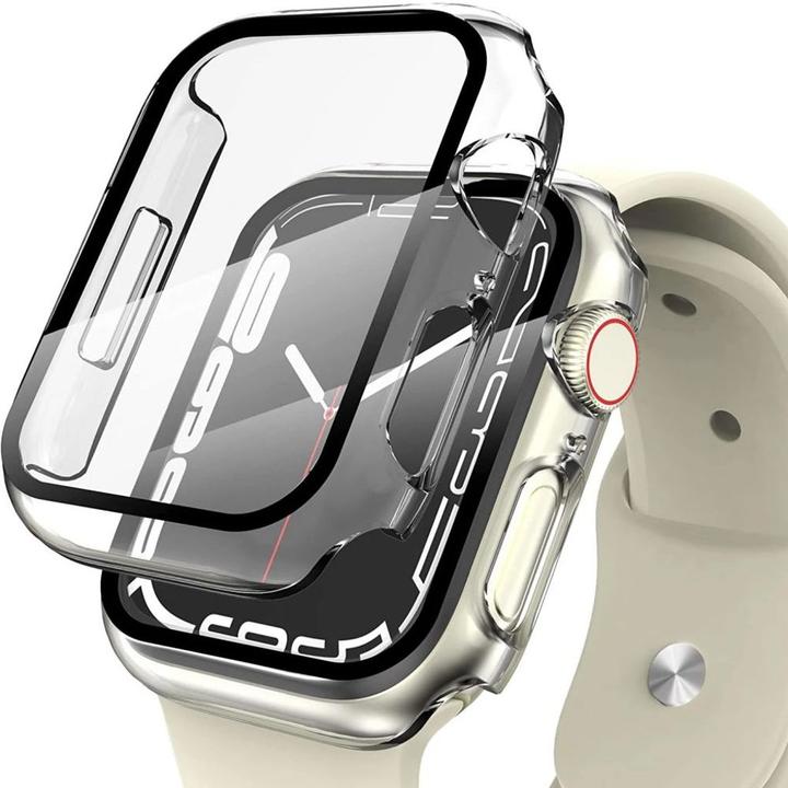 Tech Smart watch Apple 7 screen frame, Silver color, 45mm
