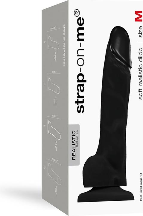 Image du produit Strap-on-me Soft Realistic Noir Taille M
