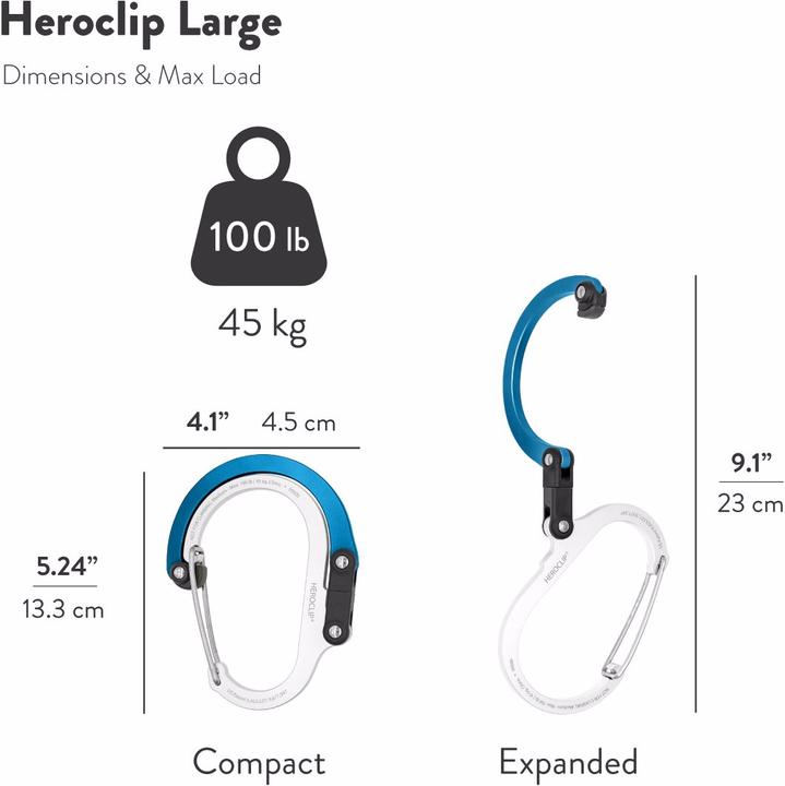 Immagine prodotto Heroclip Blu grande