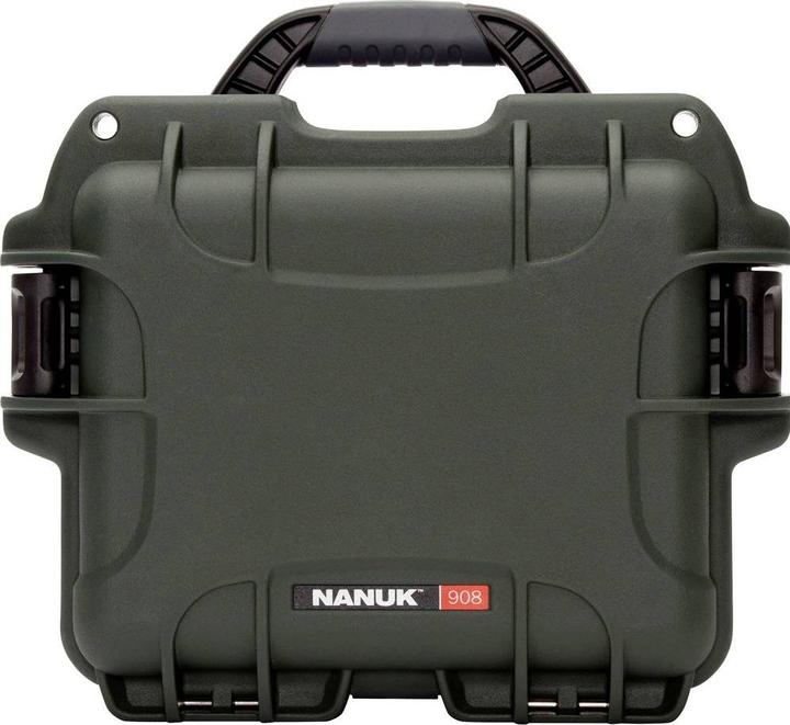 Actual product image Nanuk Plastic Case 908 - with Foam Olive Green (Photo case, 8.80 l)