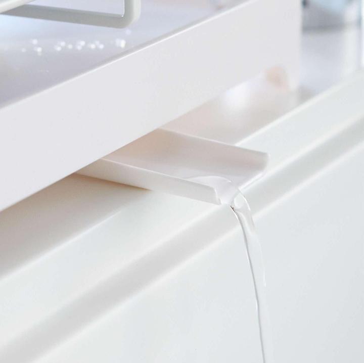 Actual product image Yamazaki TOWER draining rack