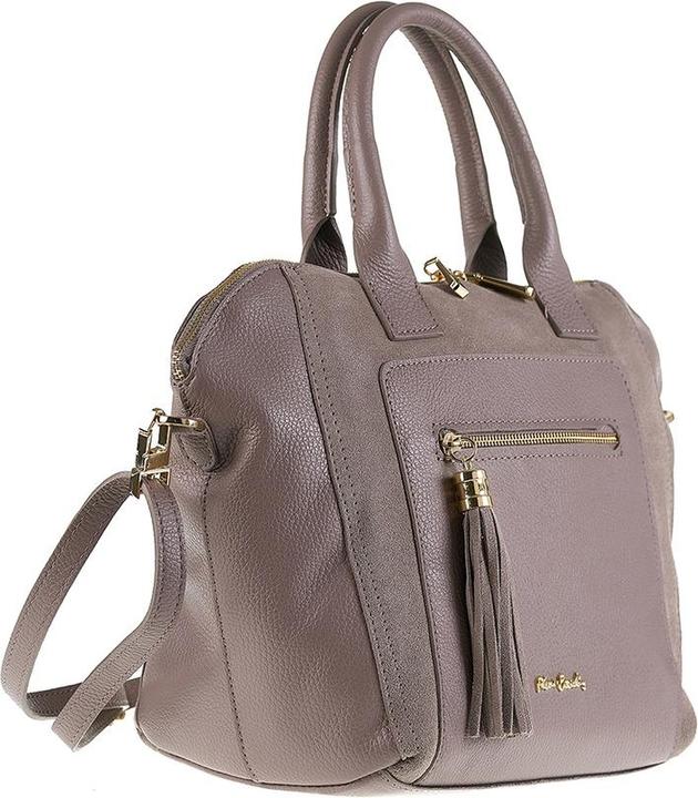 Actual product image Pierre Cardin Damen Handtasche Made In Italy - Modell Silvana Pro - 100% Leder - 40.0 X 26.0 X 17.0 Cm