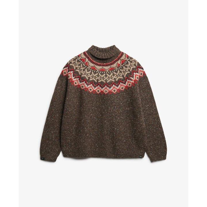 Image du produit Superdry Pull à col montant en jacquard femme (L)