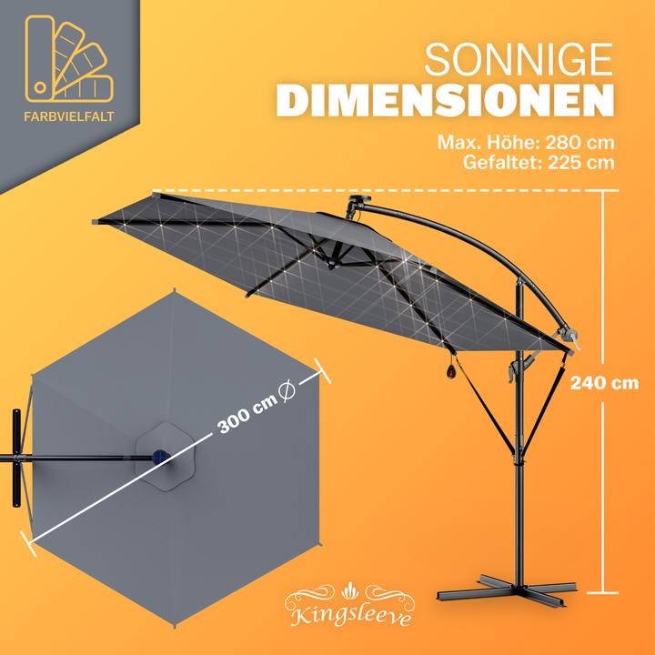 Produktbild Kingsleeve Sonnenschirm (3.07 m)