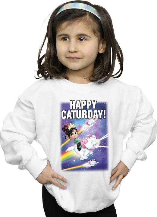 Produktbild Disney Wreck It Ralph Happy Caturday Sweatshirt Mädchen (116)