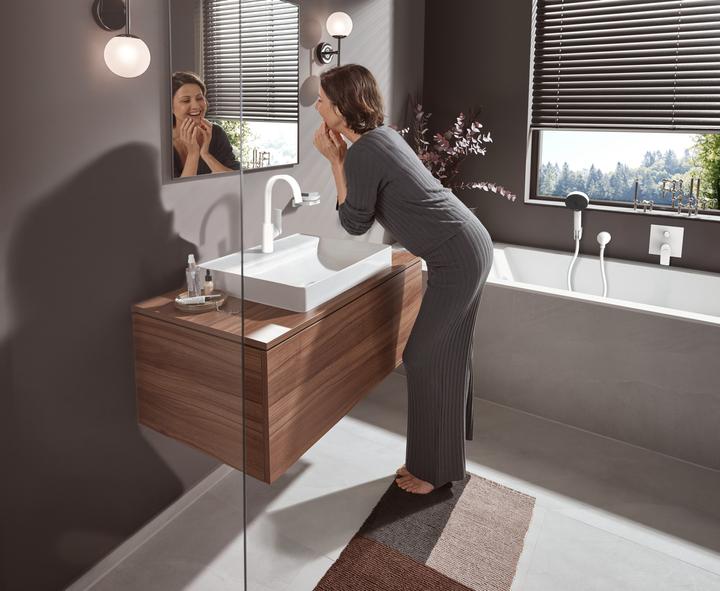Actual product image hansgrohe AddStoris soap holder, wall-mounted, matt white