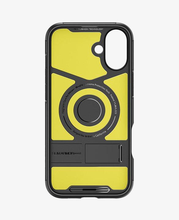 Immagine prodotto Spigen Slim Armor Mag iPhone 16 Magsafe czarny/nero ACS08227 (Apple iPhone 16)
