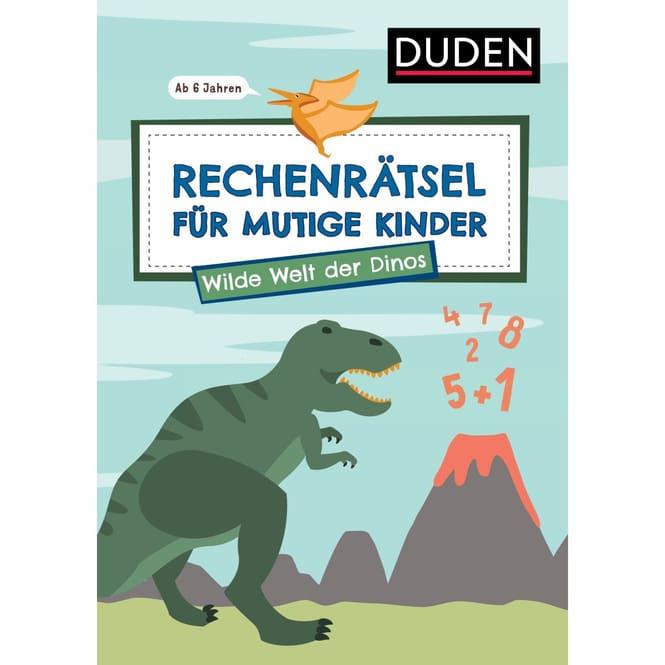 Actual product image Rechenrätsel für mutige Kinder - Wilde Welt der Dinos - ab 6 Jahren (German, Janine corner, Ulrike Rogler, 2024)