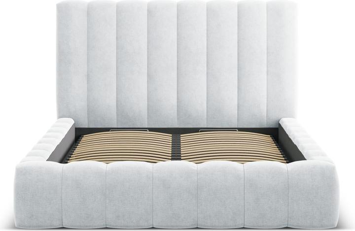 Actual product image Micadoni Storage Bed With Headboard, "Kelp", 230x185x125Made in Europe (160 x 200 cm)