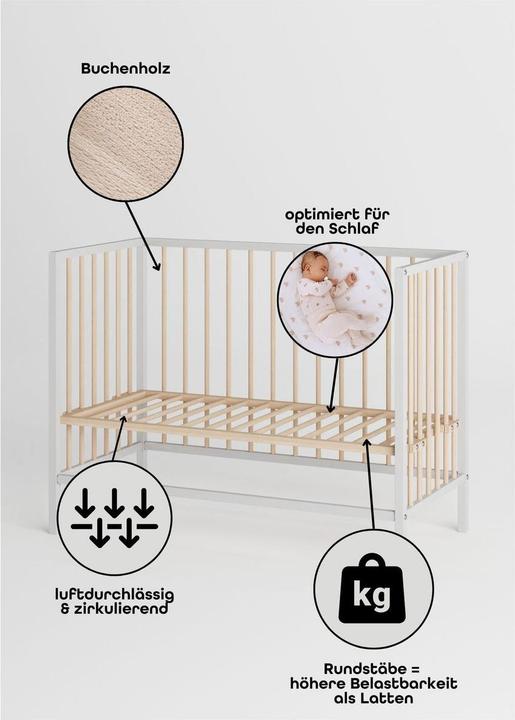 Image du produit Sämann Beistellbett Dreamy (60 x 120 cm)