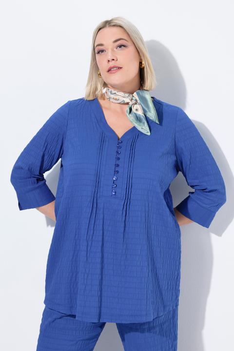 Produktbild Ulla Popken Bubble-Tunika, Biesen, Herzausschnitt, 3/4-Arm (42, 44)