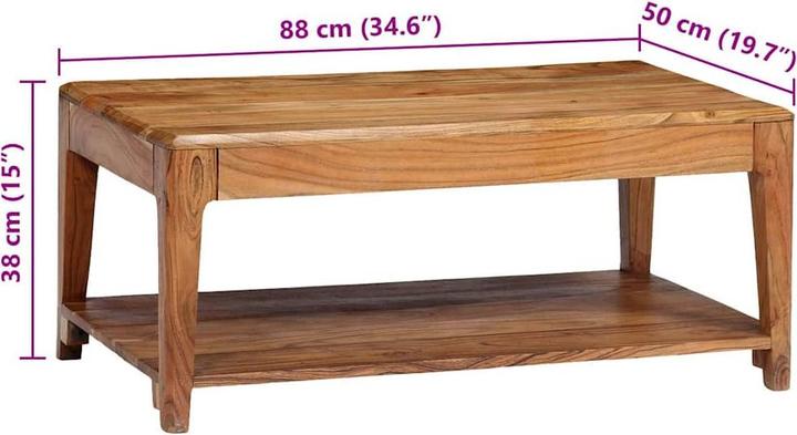 Immagine prodotto vidaXL Couchtisch (88 x 50 x 38 cm)
