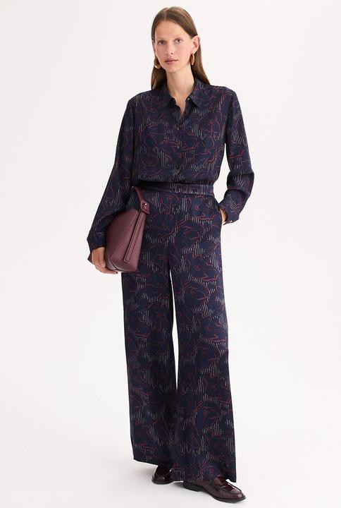 Immagine prodotto Anne Weyburn Langärmelige Bluse mit grafischem Muster (42)