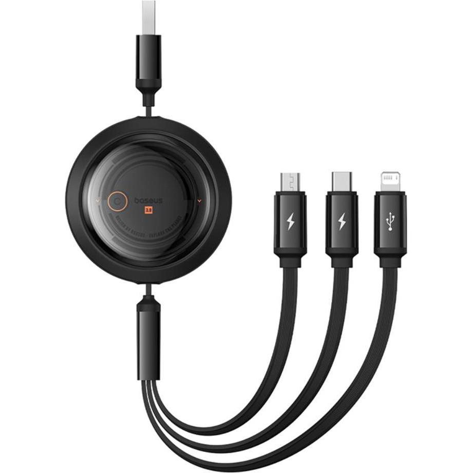 Baseus Free2Draw Series USB-A zu USB-C / Lightning / MicroUSB (1.10 m, USB 3.2 Gen 1), USB Kabel