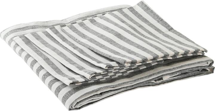 Produktbild DKD Home Decor Tischdecke und Servietten 150 x 150 x 0,5 cm Grau Weiss grün