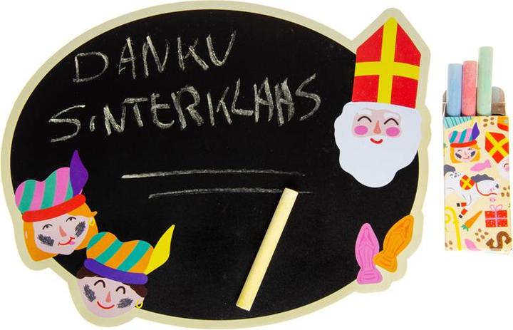 Productafbeelding LG-Imports Kerstman krijtbord inclusief krijtje