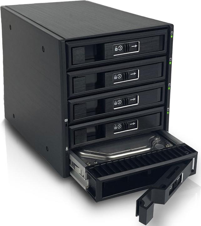 Actual product image Fantec BP-T3151-12G/6G SAS 12G+SATA 6G backplane for 5x 8.89/6.35cm 3.5inch/2.5inch HDD/SSD in 3x 13