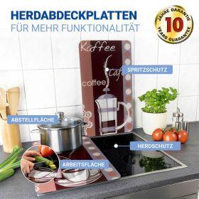 Produktbild Wenko Herdabdeckplatte Universal Mod. Kaffeeduft, 2er Set für alle Herdarten geeignet