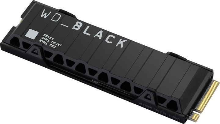 Actual product image WD Black SN850 with heatsink (1000 GB, M.2 2280)