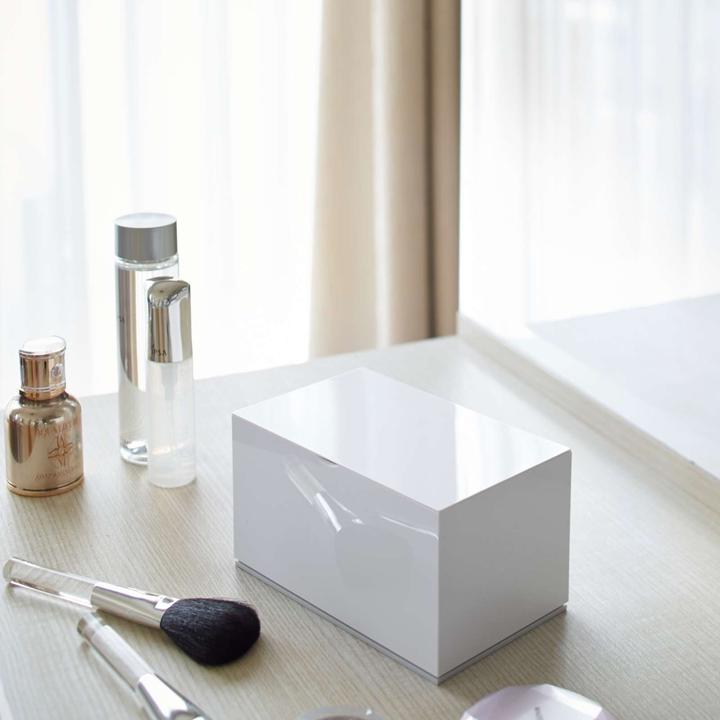 Actual product image Yamazaki VEIL bathroom storage box