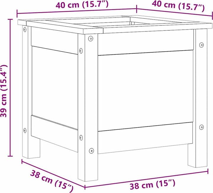 Produktbild vidaXL Garten-Pflanzgefäss