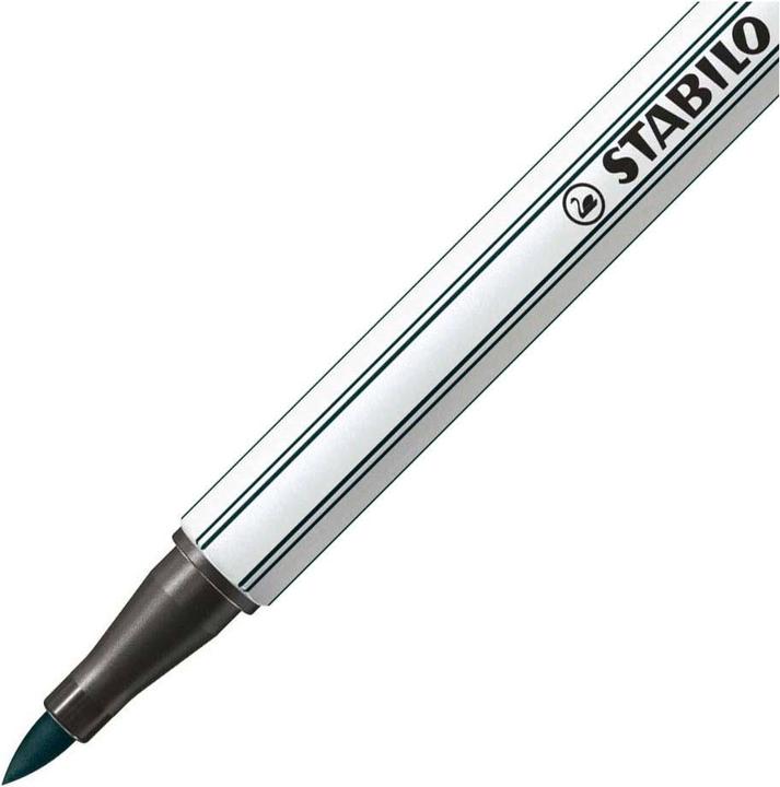Produktbild STABILO Pen 68 brush Premium-Filzstift (Olivgrün, 1 x)