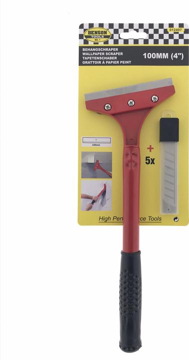 Actual product image Benson Wallpaper scraper 100 mm + 5 scraper inserts